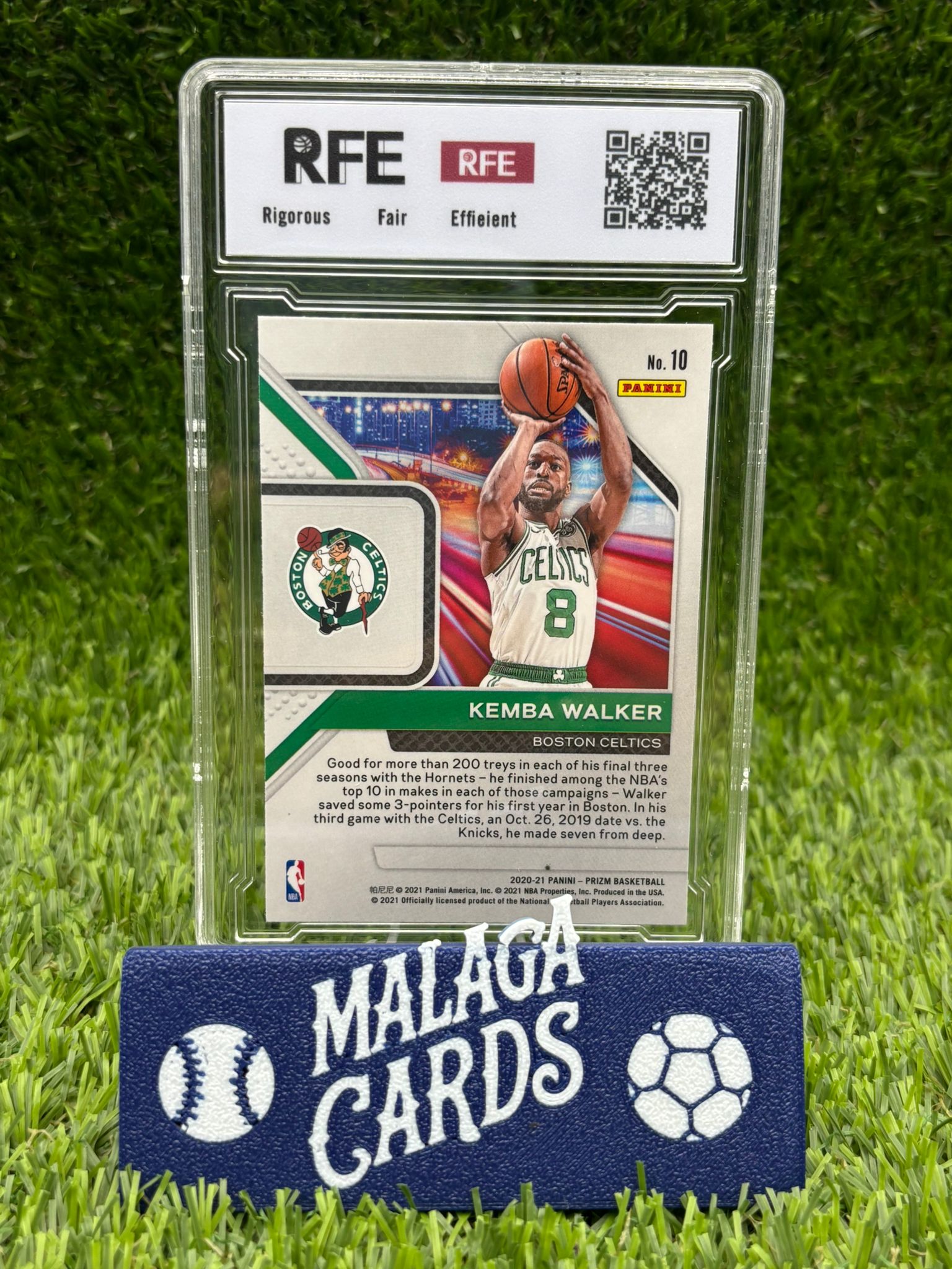 Kemba Walker - Panini Prizm 2020-21 Downtown - RFE 9.0 Mint - Imagen 2