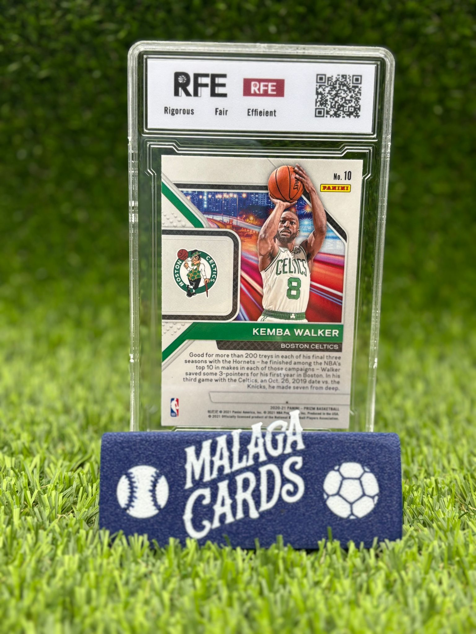 Kemba Walker - Panini Prizm 2020-21 Downtown - RFE 9.0 Mint - Imagen 4