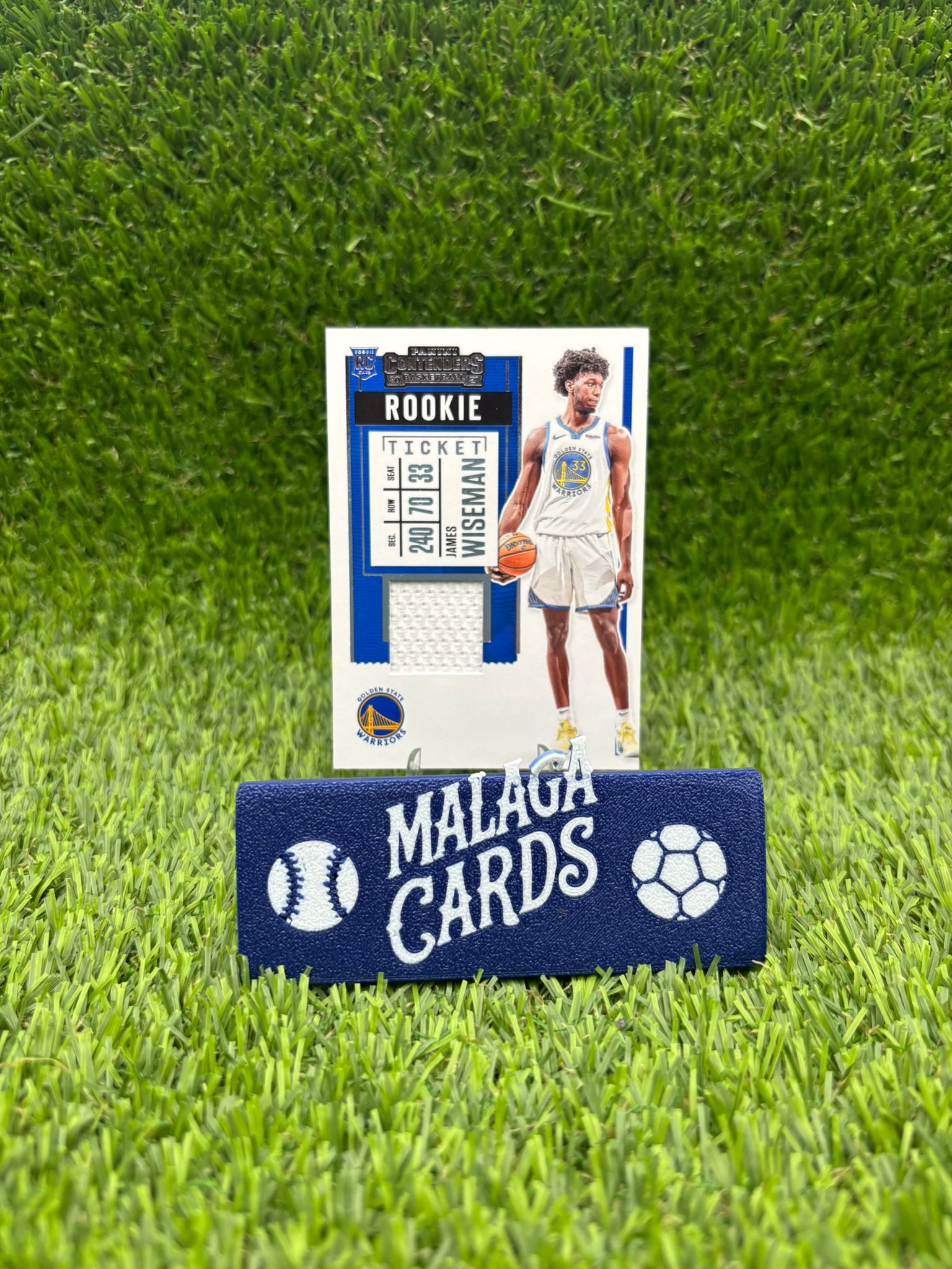 James Wiseman - Panini Contenders 2020-21 - Rookie Patch - Imagen 3