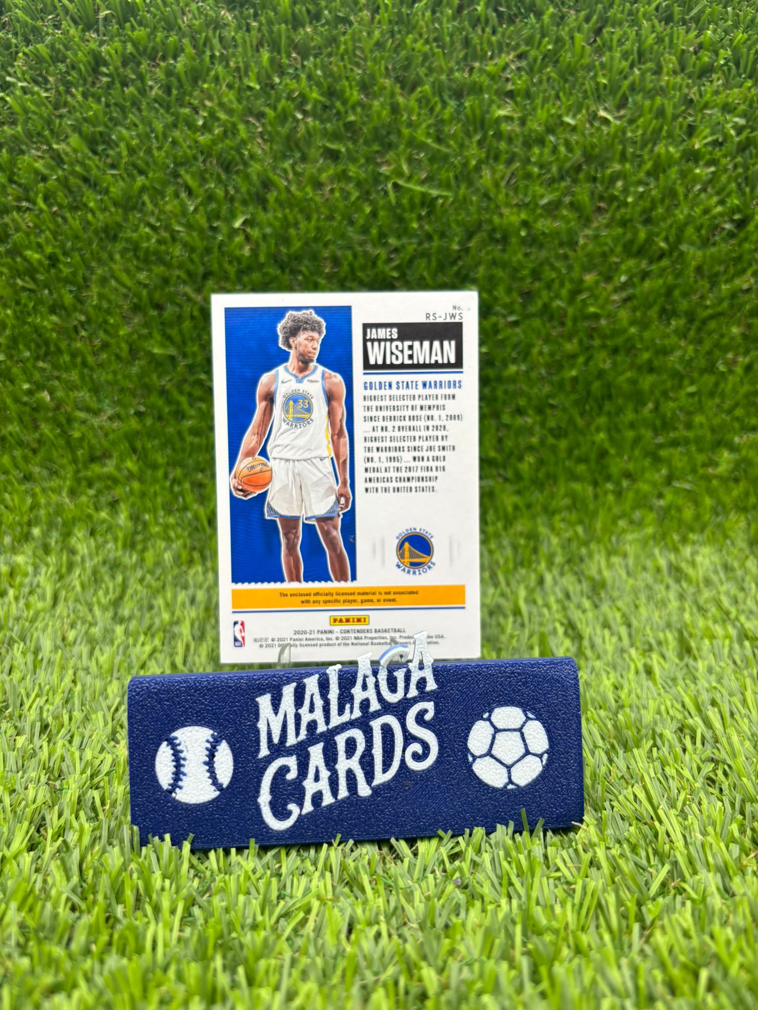 James Wiseman - Panini Contenders 2020-21 - Rookie Patch - Imagen 4
