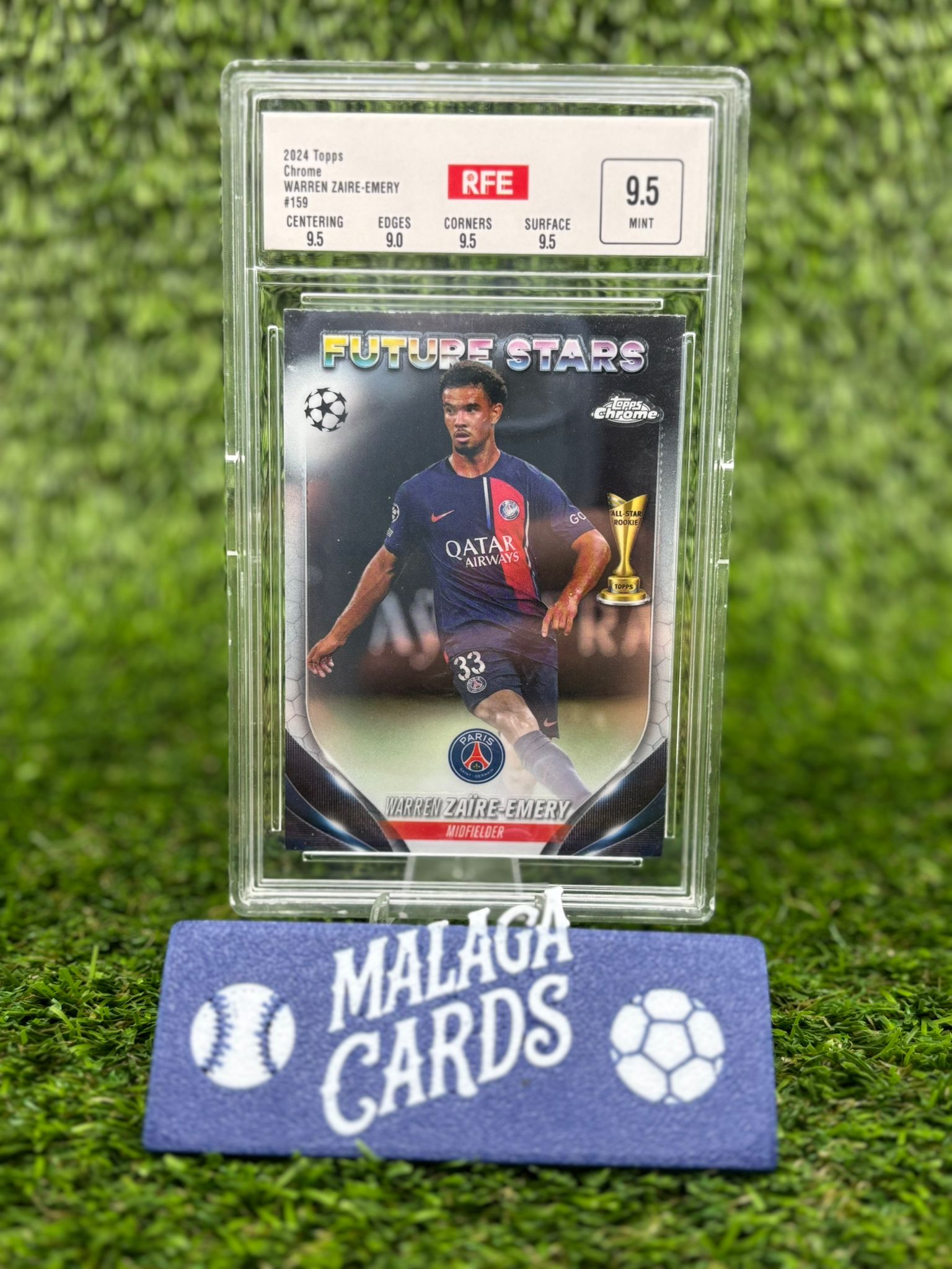 Warren Zaïre-Emery - Topps Chrome 2024 - Future Stars (RFE 9.5)