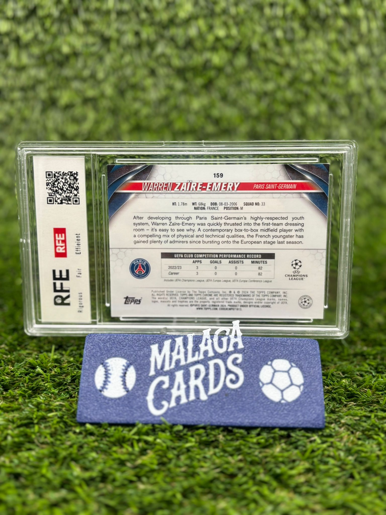 Warren Zaïre-Emery - Topps Chrome 2024 - Future Stars (RFE 9.5) - Imagen 2
