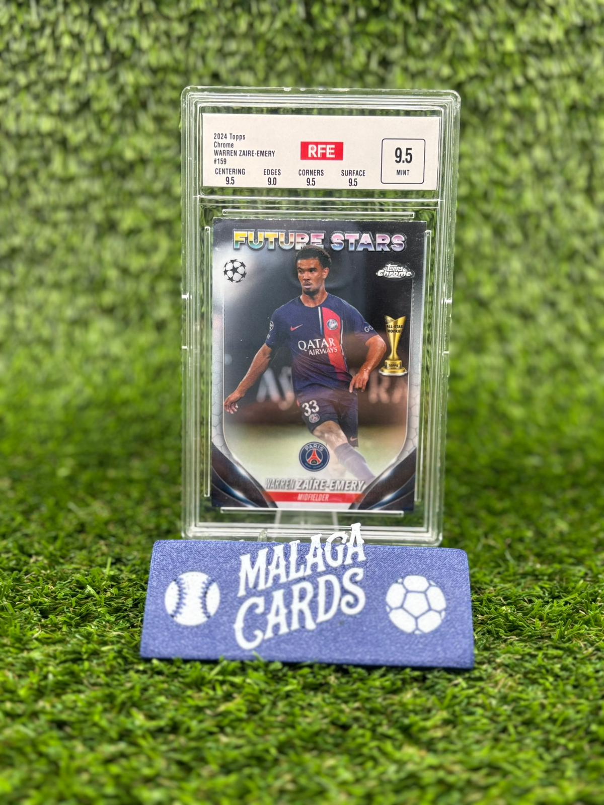 Warren Zaïre-Emery - Topps Chrome 2024 - Future Stars (RFE 9.5) - Imagen 3