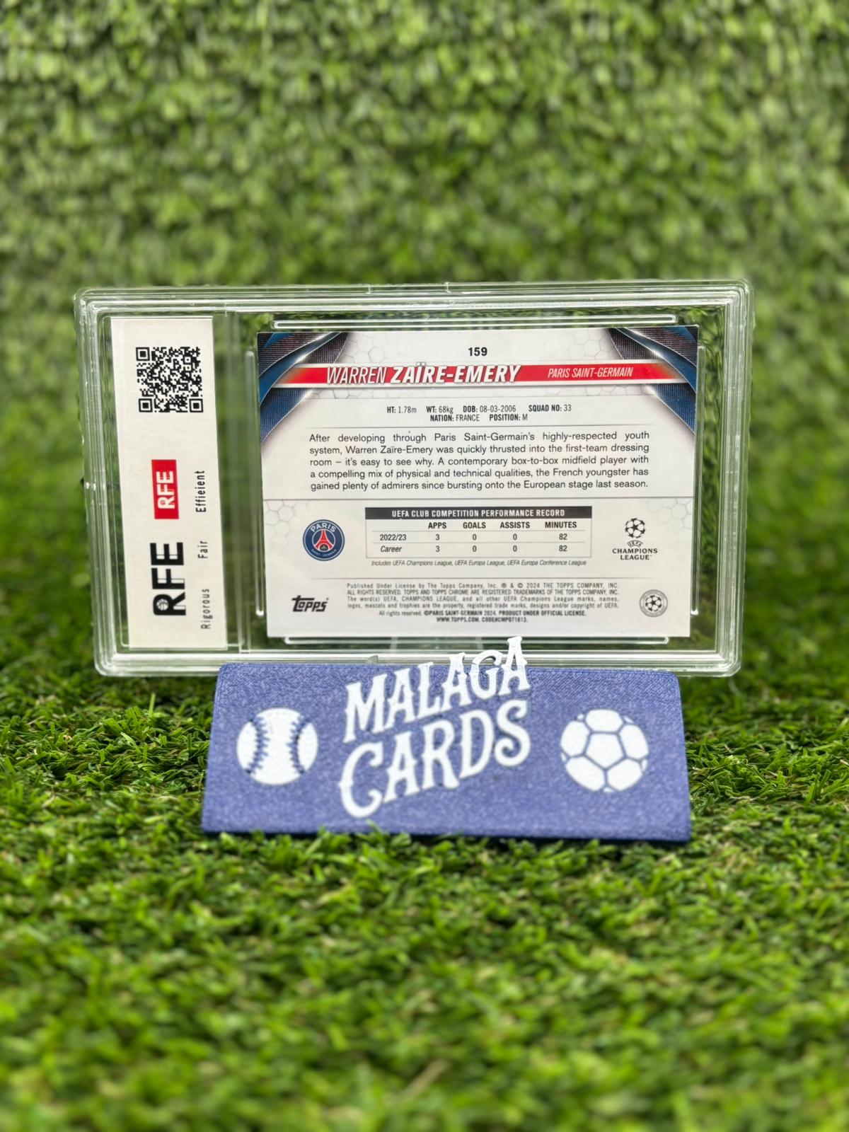 Warren Zaïre-Emery - Topps Chrome 2024 - Future Stars (RFE 9.5) - Imagen 4