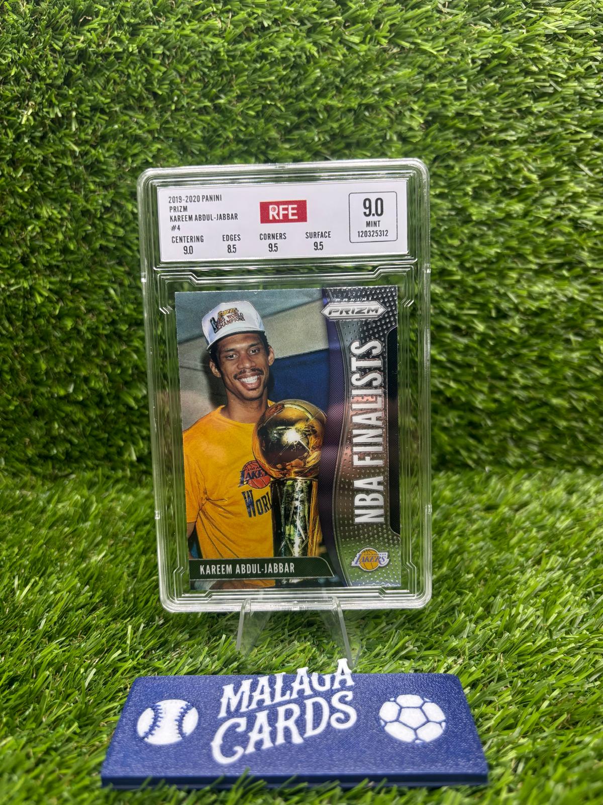 Kareem Abdul-Jabbar – Panini Prizm 2019-20 – NBA Finalists – Gradeada RFE 9.0