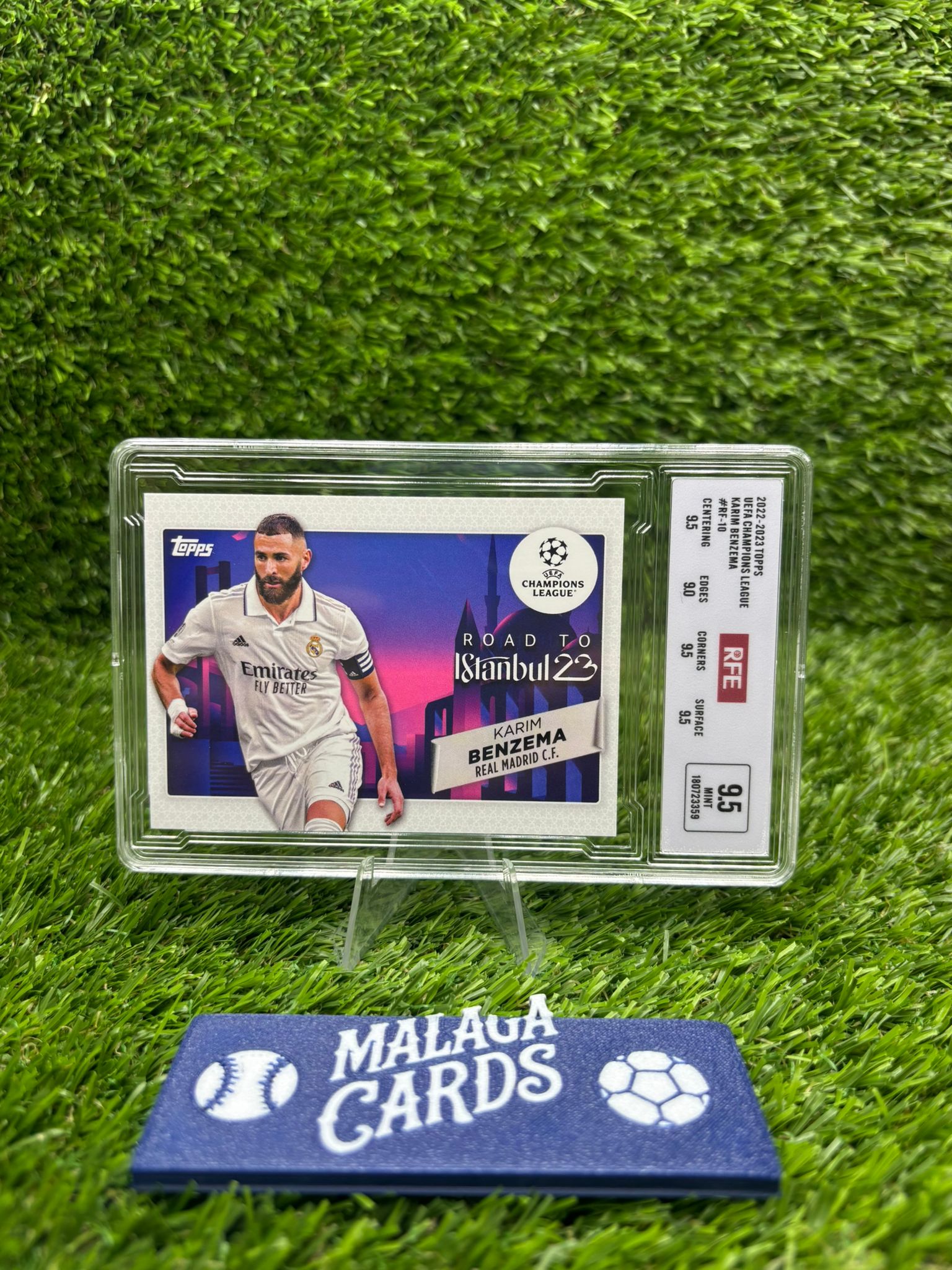 Karim Benzema - Topps Road to Istanbul UEFA Champions League 2022-23 - RFE 9.5