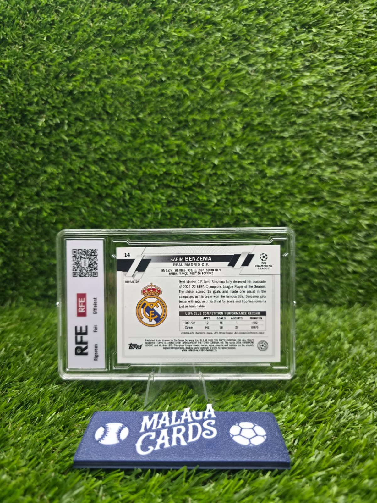 Karim Benzema - Topps Chrome UCC 2022-23 - Imagen 2