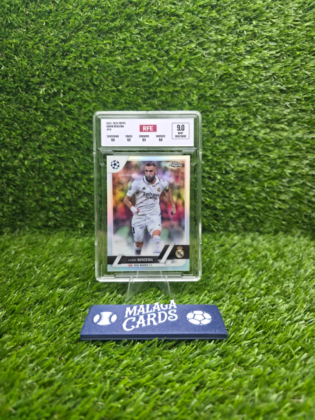 Karim Benzema - Topps Chrome UCC 2022-23 - Imagen 3