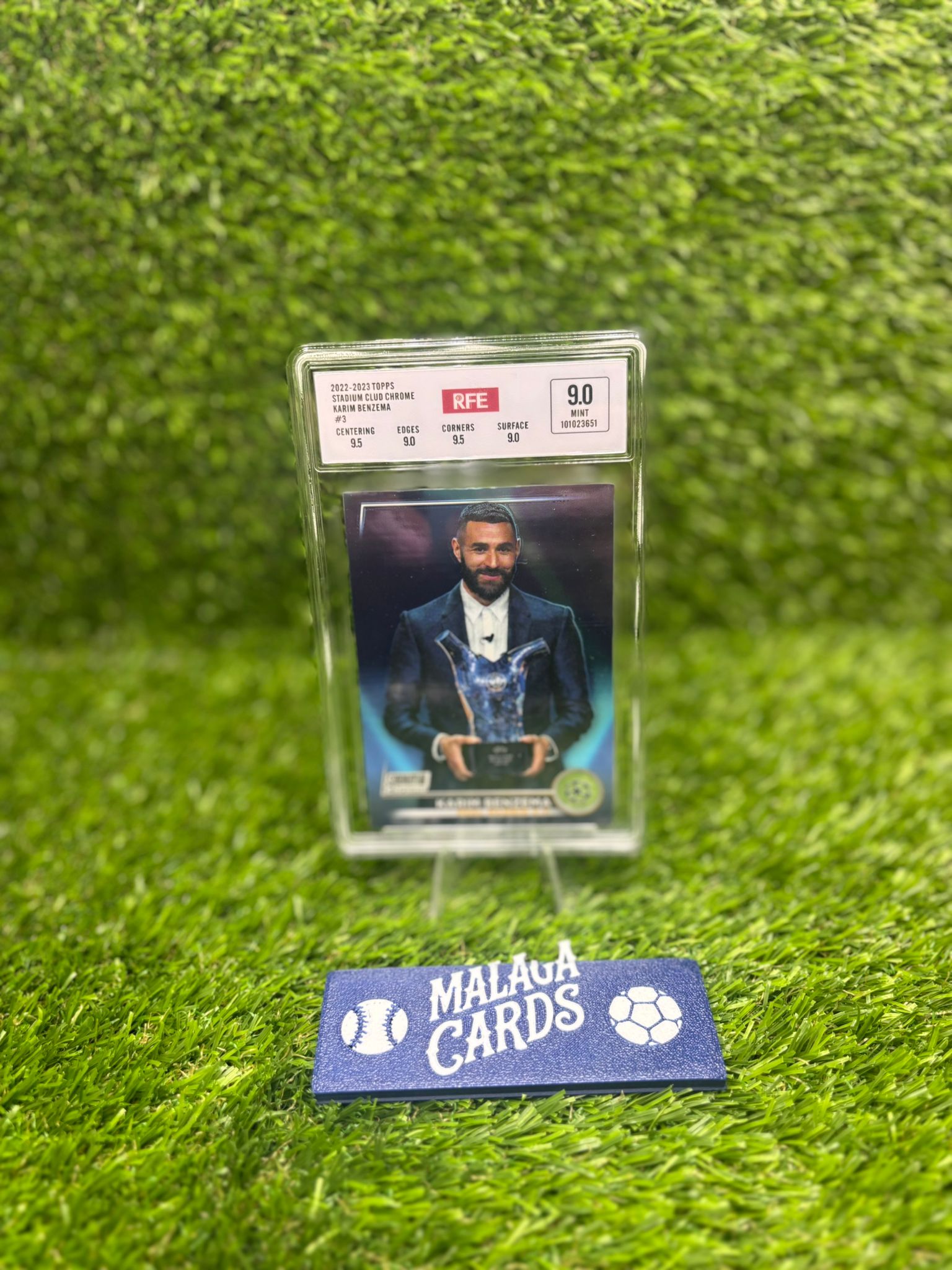Karim Benzema - Topps Stadium Club Chrome 2022-23 (RFE 9.0) - Imagen 3
