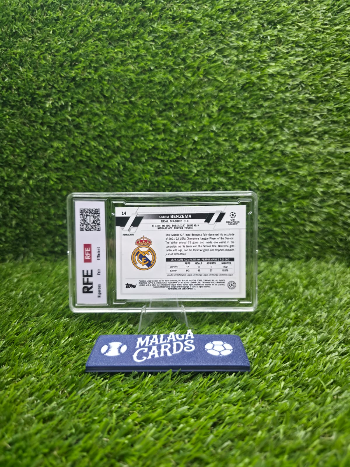 Karim Benzema - Topps Chrome UCC 2022-23 - Imagen 4