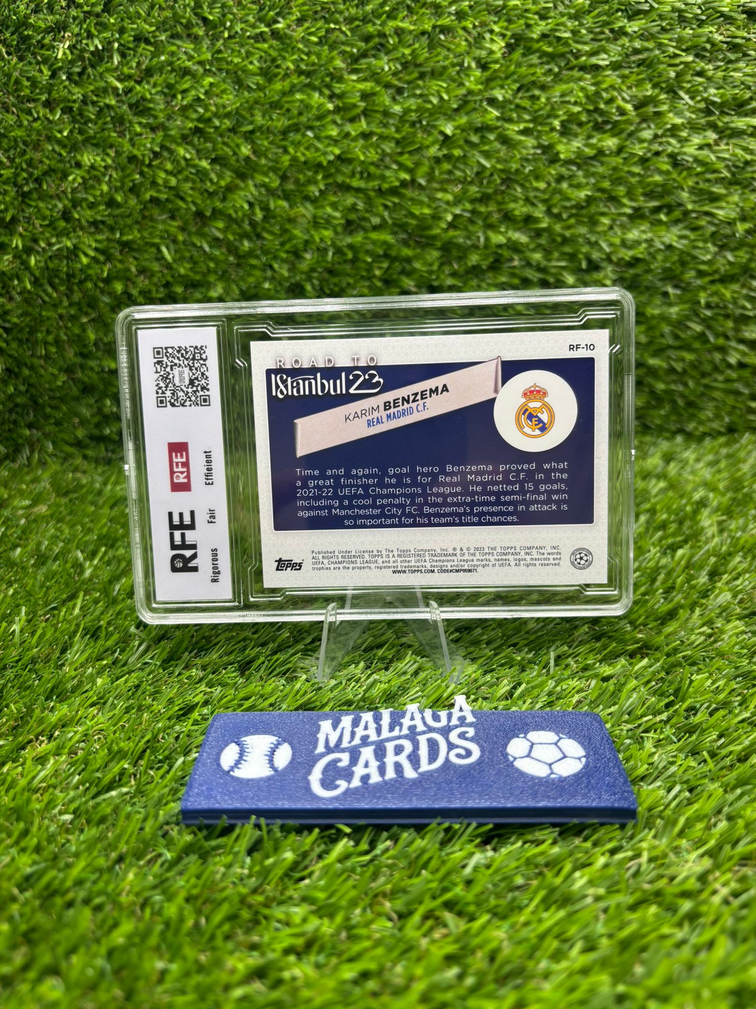 Karim Benzema - Topps Road to Istanbul UEFA Champions League 2022-23 - RFE 9.5 - Imagen 4