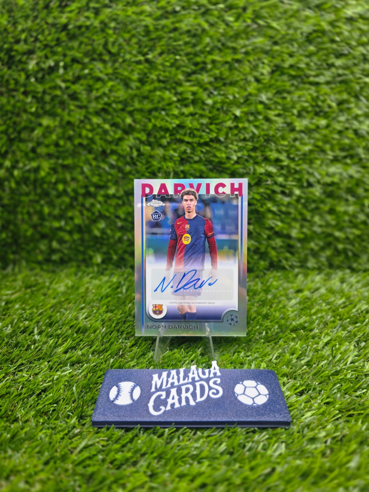 Noah Darvich - Topps Chrome UCC 2024-25 - Autógrafo - Imagen 3