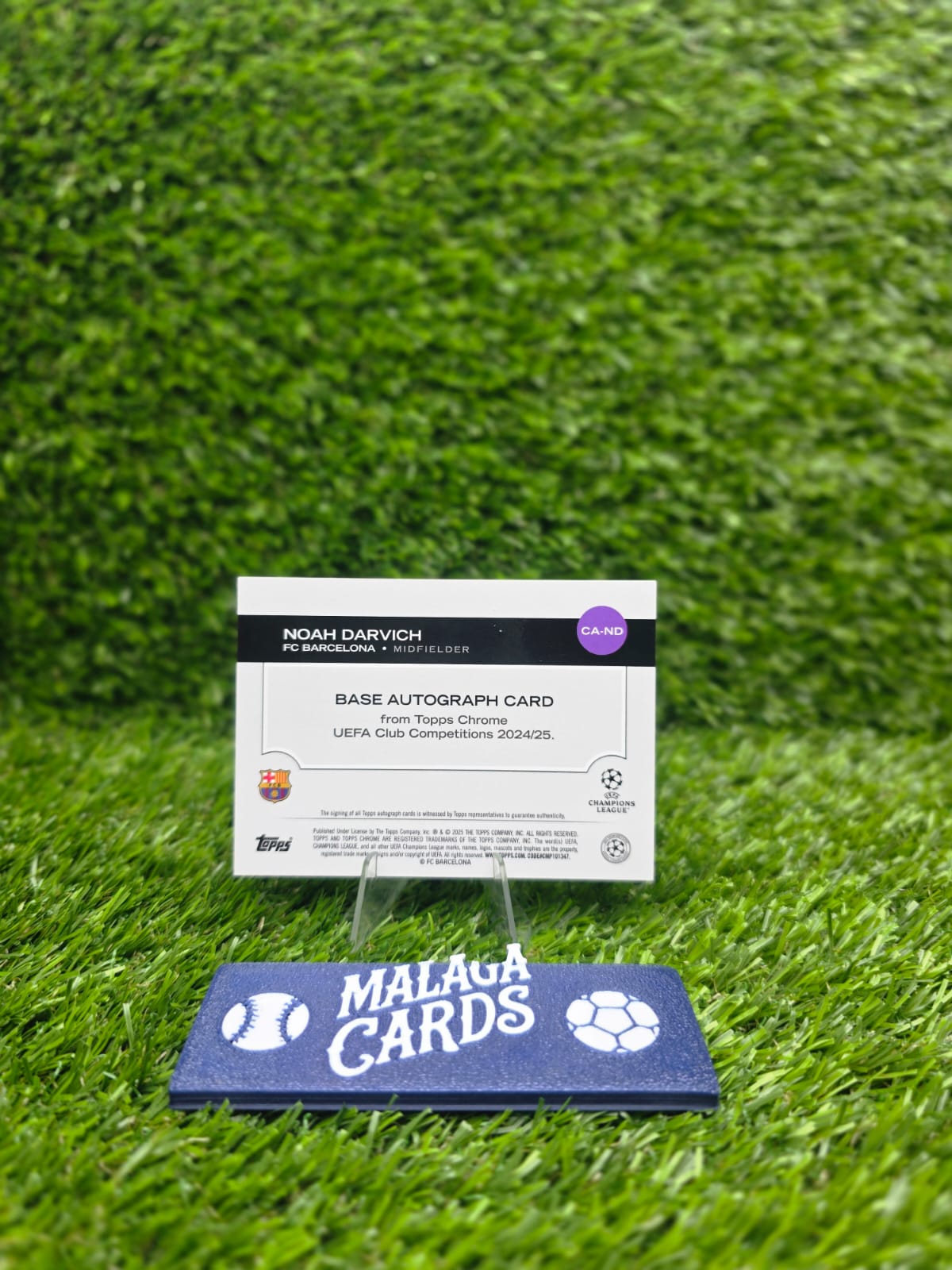 Noah Darvich - Topps Chrome UCC 2024-25 - Autógrafo - Imagen 4