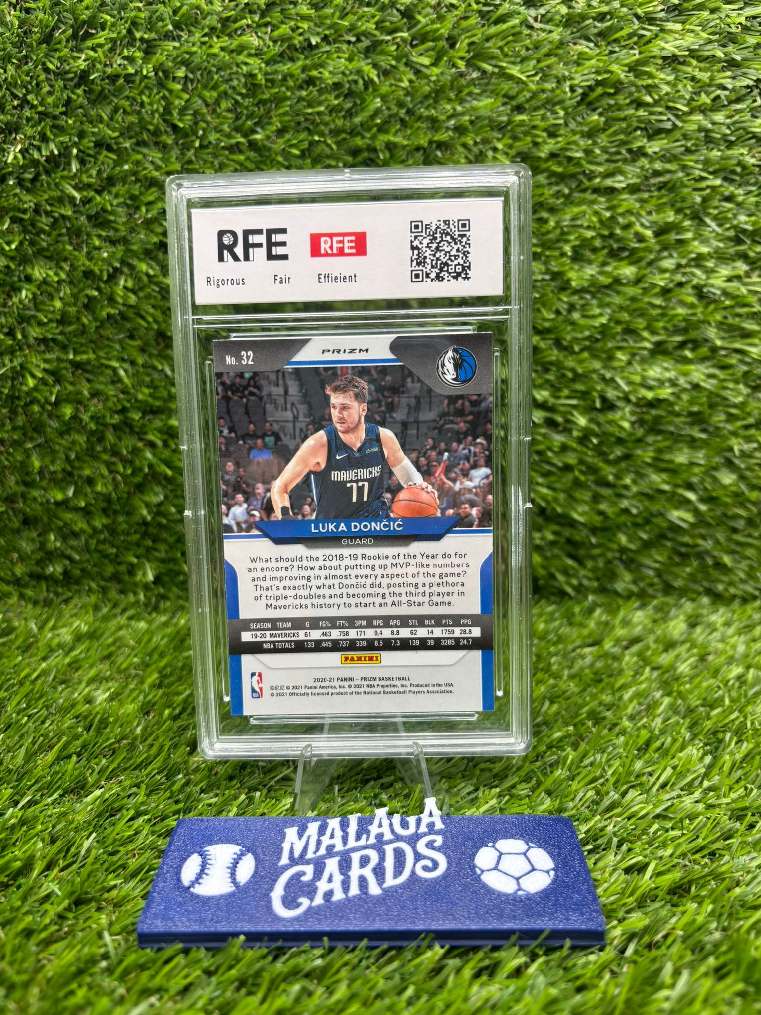 Luka Dončić - Panini Prizm 2020-21 - Gradeada RFE 9 - Imagen 2