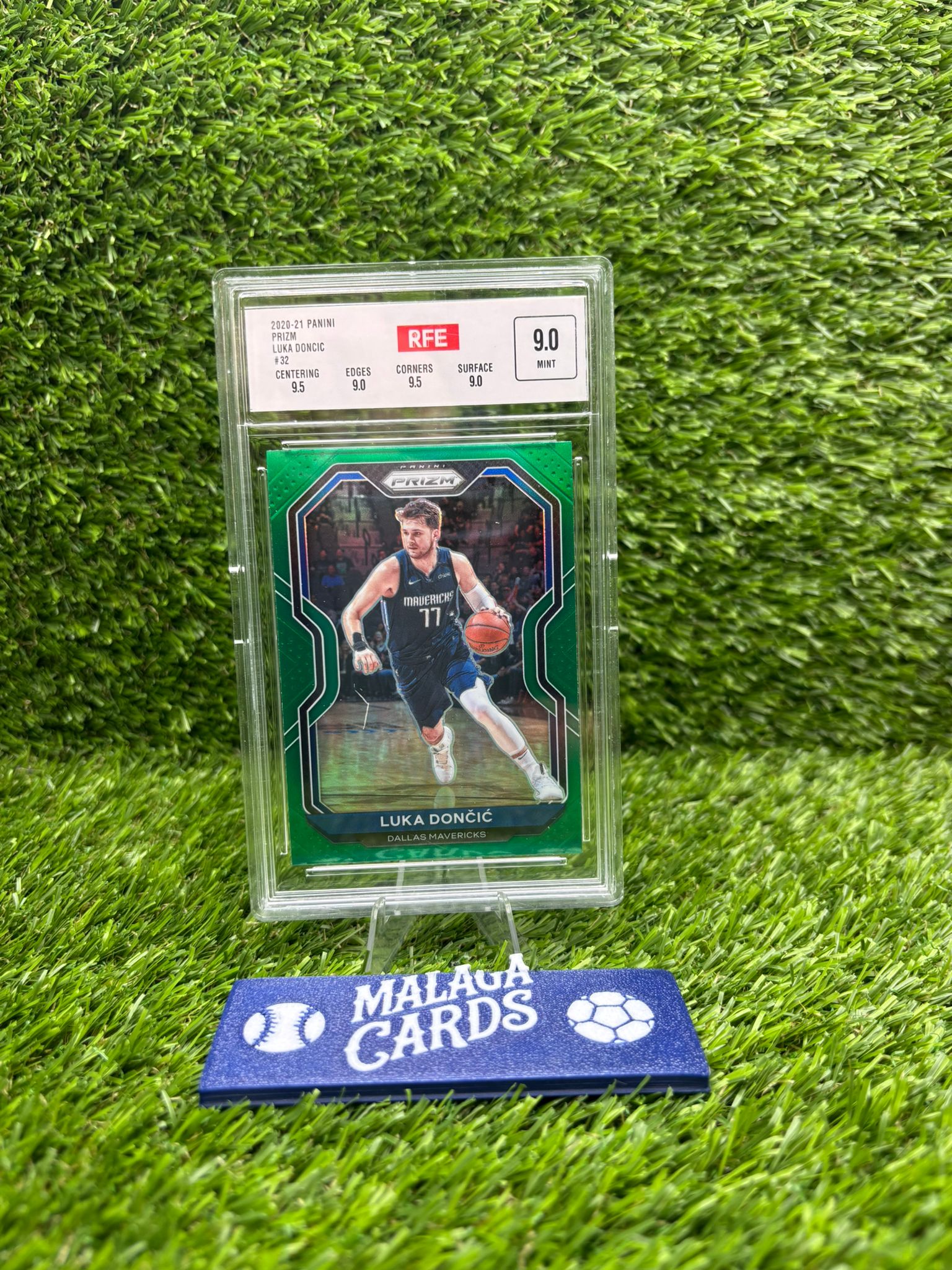 Luka Dončić - Panini Prizm 2020-21 - Gradeada RFE 9 - Imagen 3