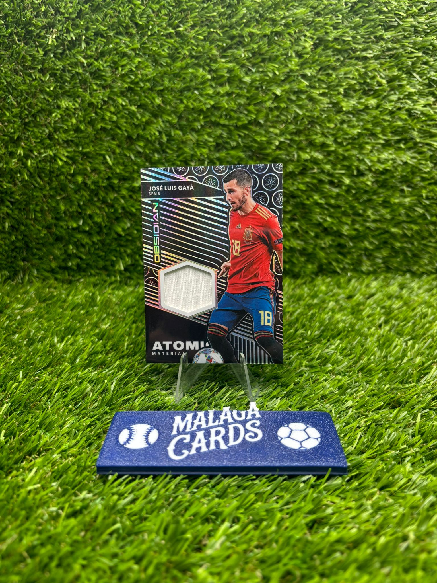 José Luis Gayà - Panini Obsidian 2019-20 - Atomic Materials Patch /149 - Imagen 3