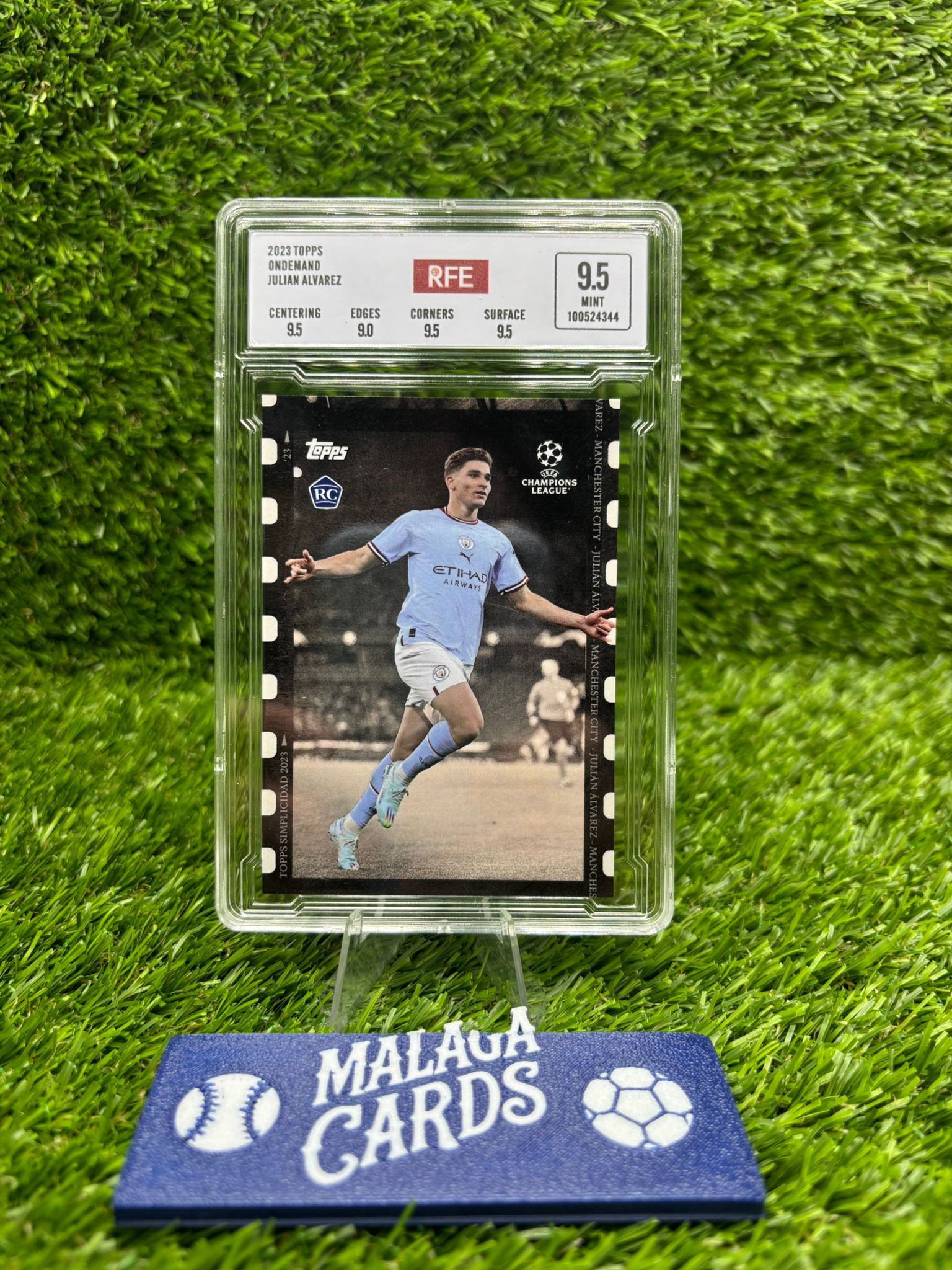 Julián Álvarez - Topps On Demand 2023 - Rookie - Gradeada RFE 9.5