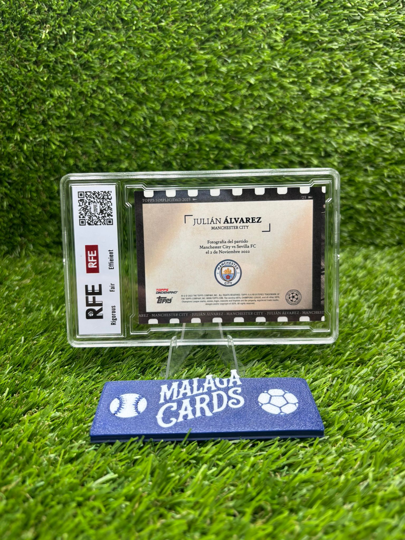 Julián Álvarez - Topps On Demand 2023 - Rookie - Gradeada RFE 9.5 - Imagen 4
