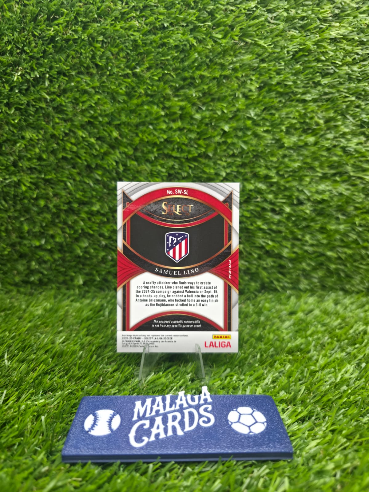 Samuel Lino - Panini Select LaLiga 2024-25 - Patch - Imagen 2