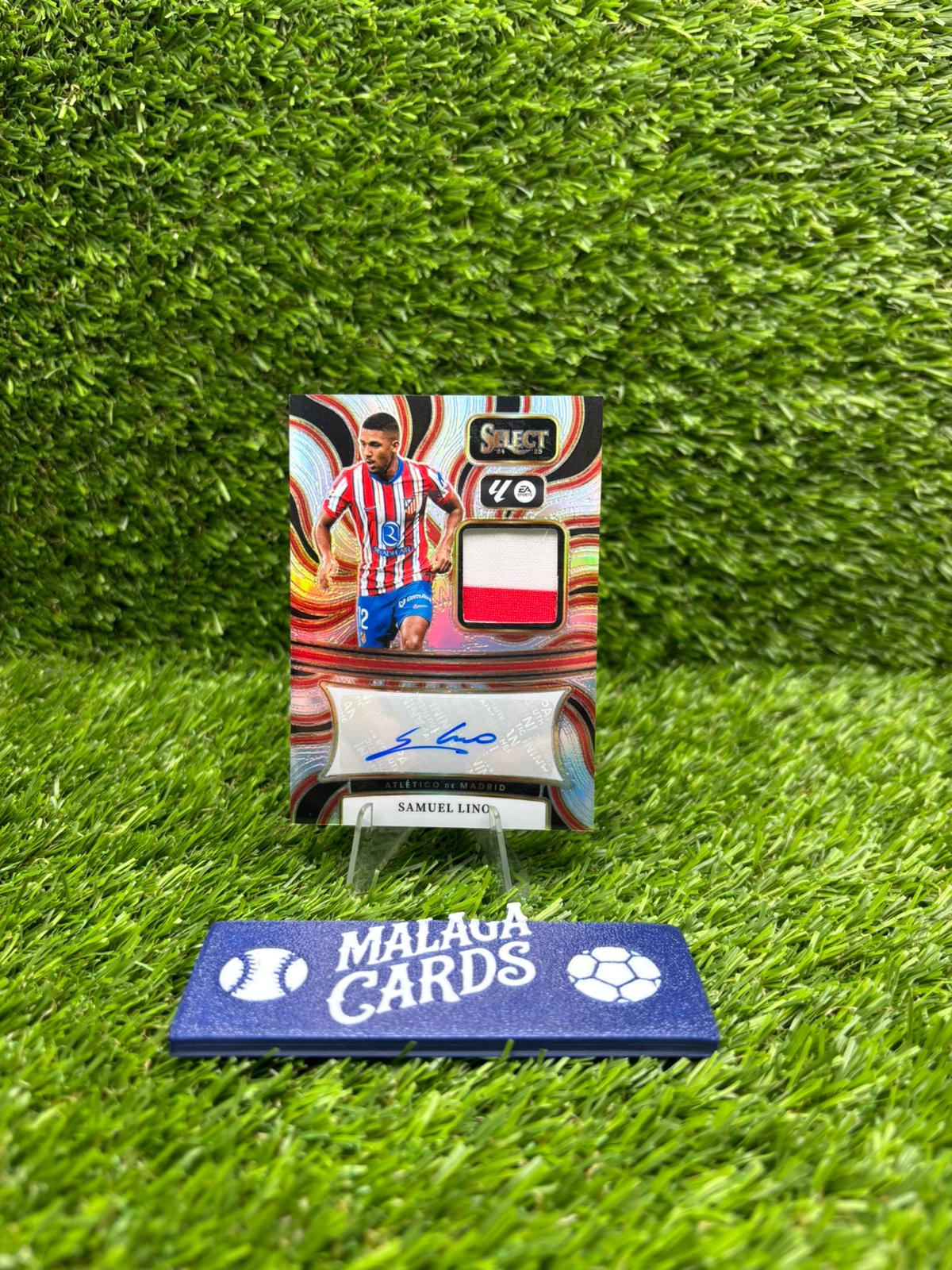 Samuel Lino - Panini Select La Liga 2024-25 - Auto Patch - Imagen 3