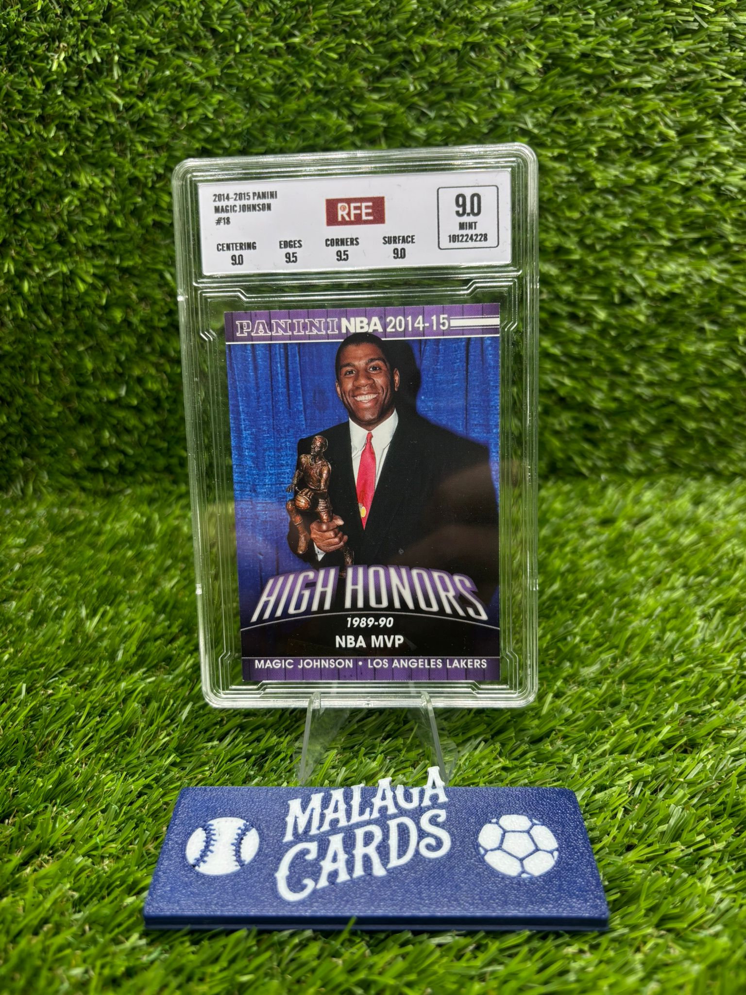Magic Johnson - Panini NBA 2014-15 - High Honors NBA MVP - Gradeada RFE 9.0