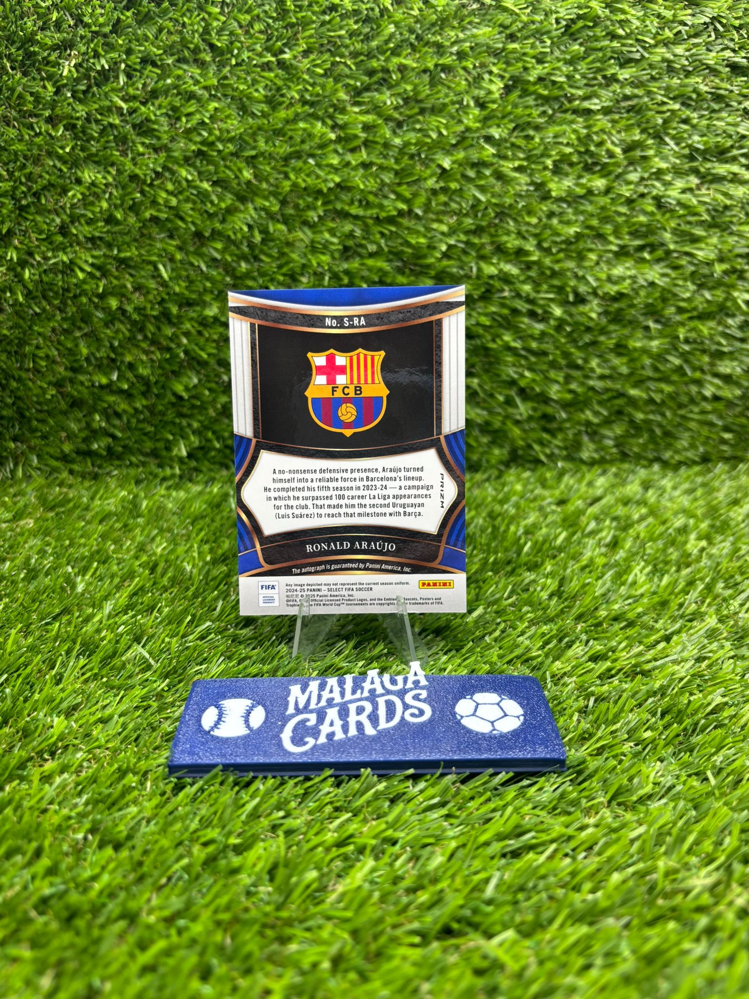 Ronald Araújo - Panini Select 2024-25 - FIFA Signatures Autograph - Imagen 4