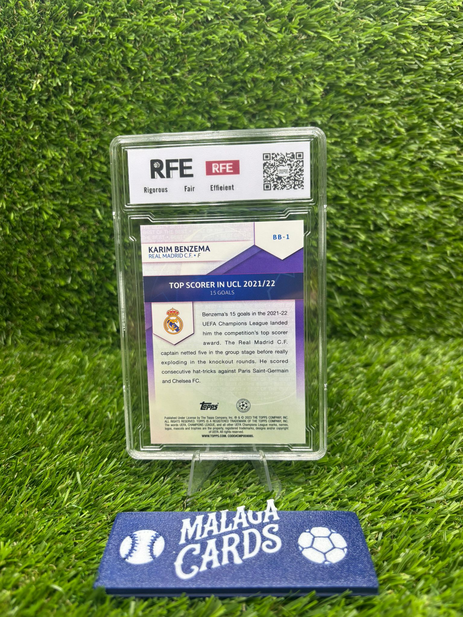 Karim Benzema - Topps UCC 2022-23 - Best of the Best - Imagen 2