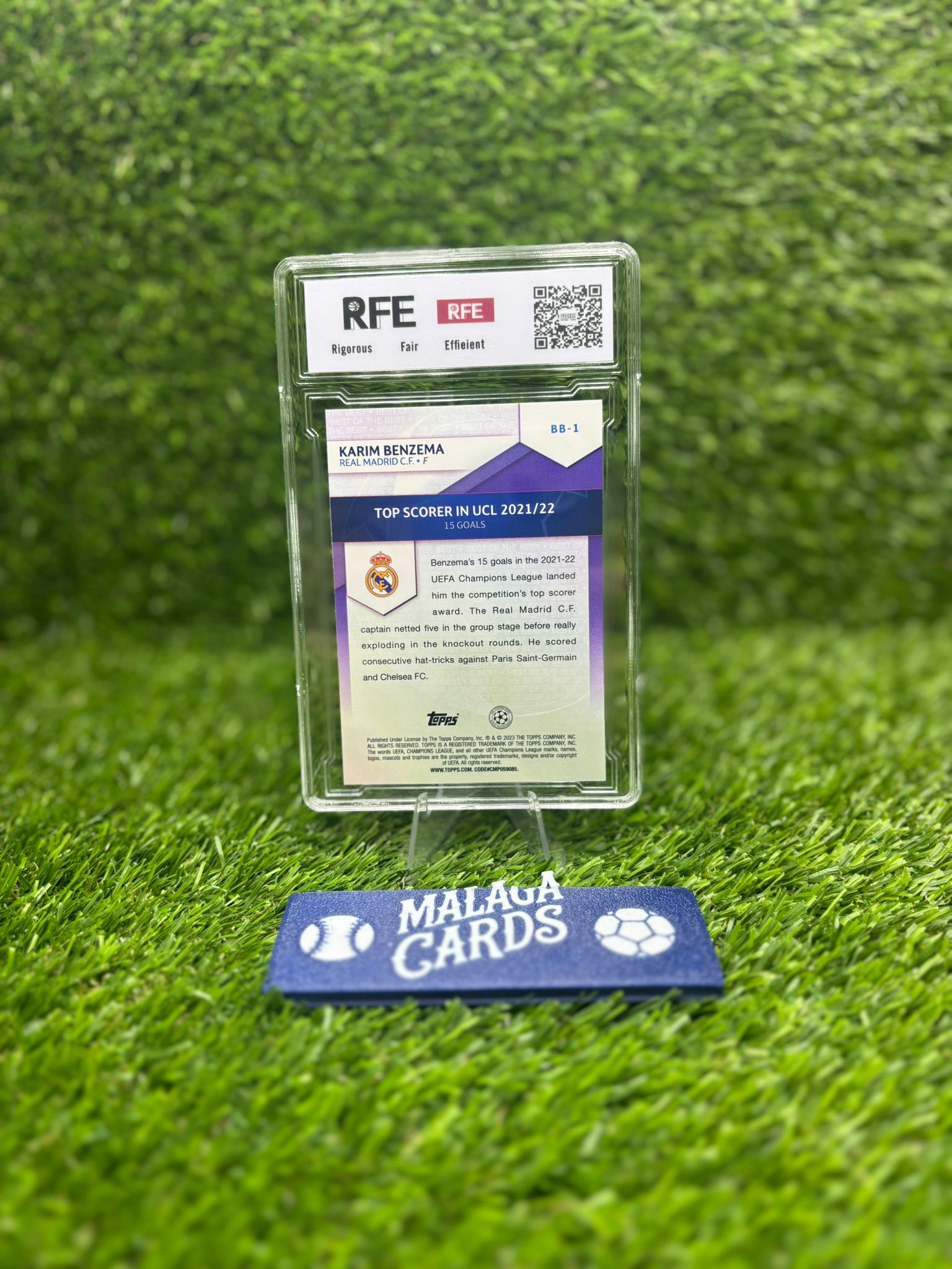 Karim Benzema - Topps UCC 2022-23 - Best of the Best - Imagen 4