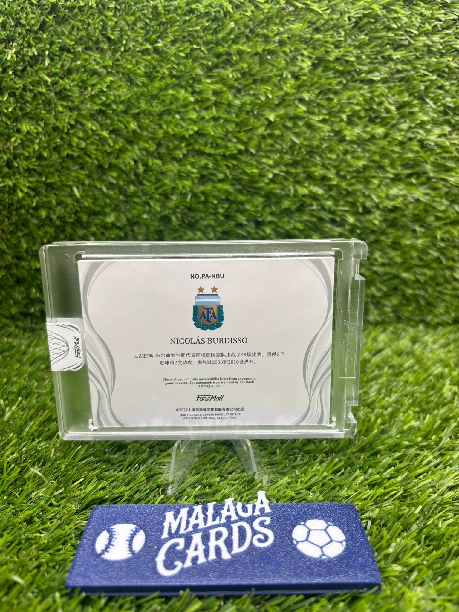 Nicolás Burdisso - FansMall Argentina 2022 - Patch & Autograph /36 - Imagen 2