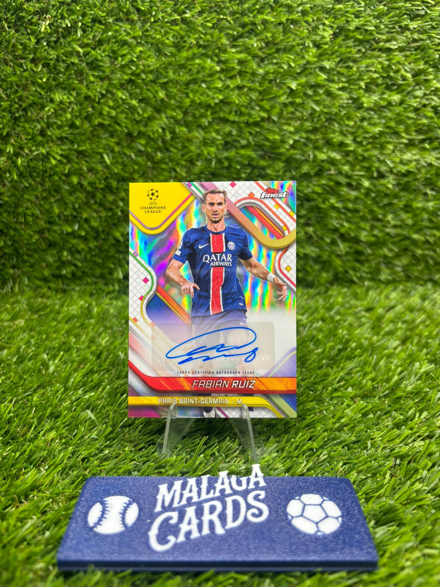 Fabián Ruiz - Topps Finest 2024-25 - Autograph