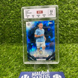 Erling Haaland - Topps Chrome UCL 2024 - Blue Mojo Refractor RFE 9.0