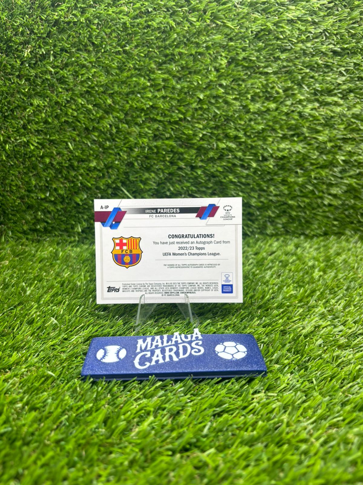 Irene Paredes - Topps Chrome 2022-23 - Autograph /75 - Imagen 4