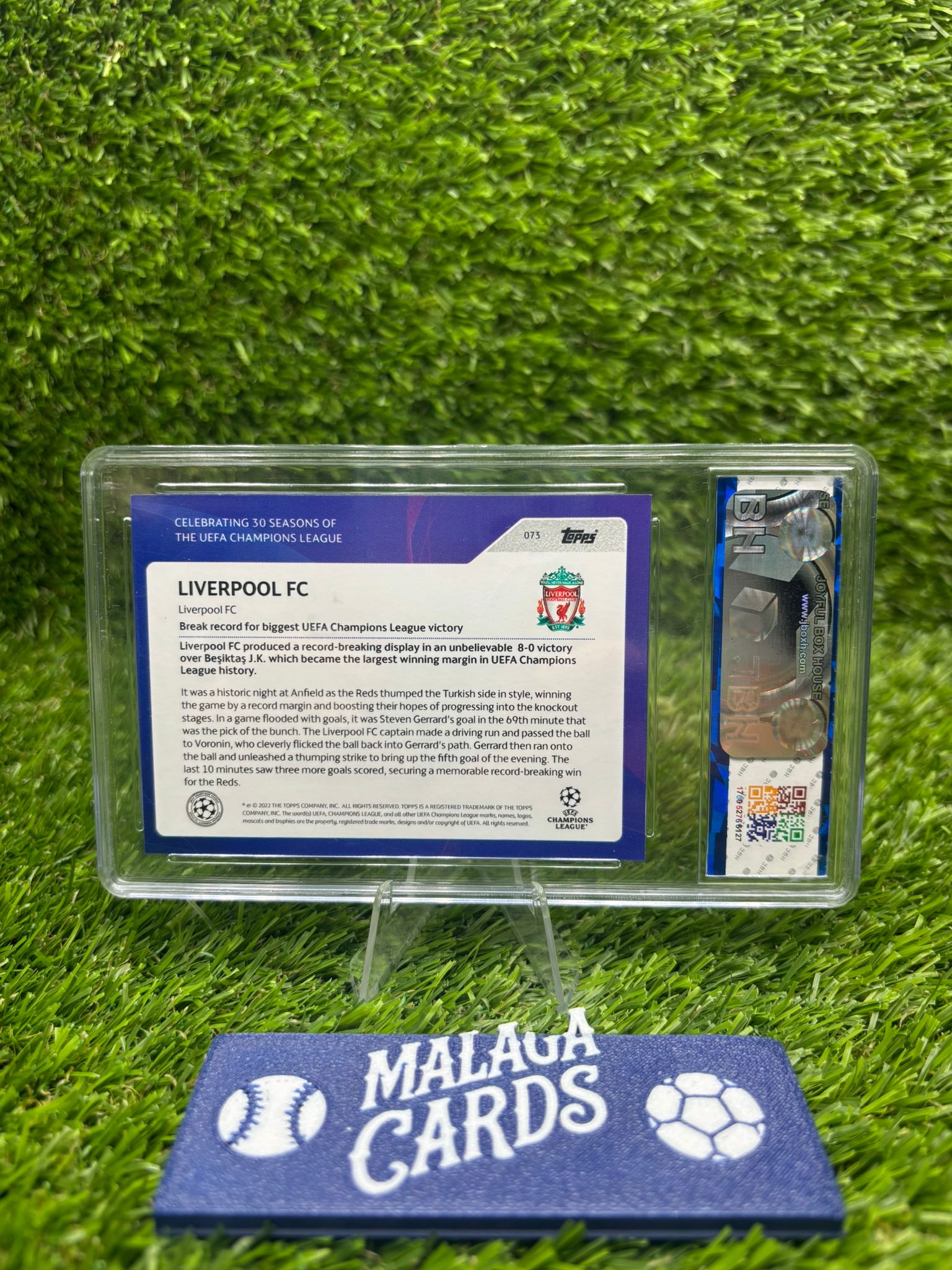 Liverpool FC - Topps UCL 2022 - Joyful Box House (Grade JBH 9.5) - Imagen 2
