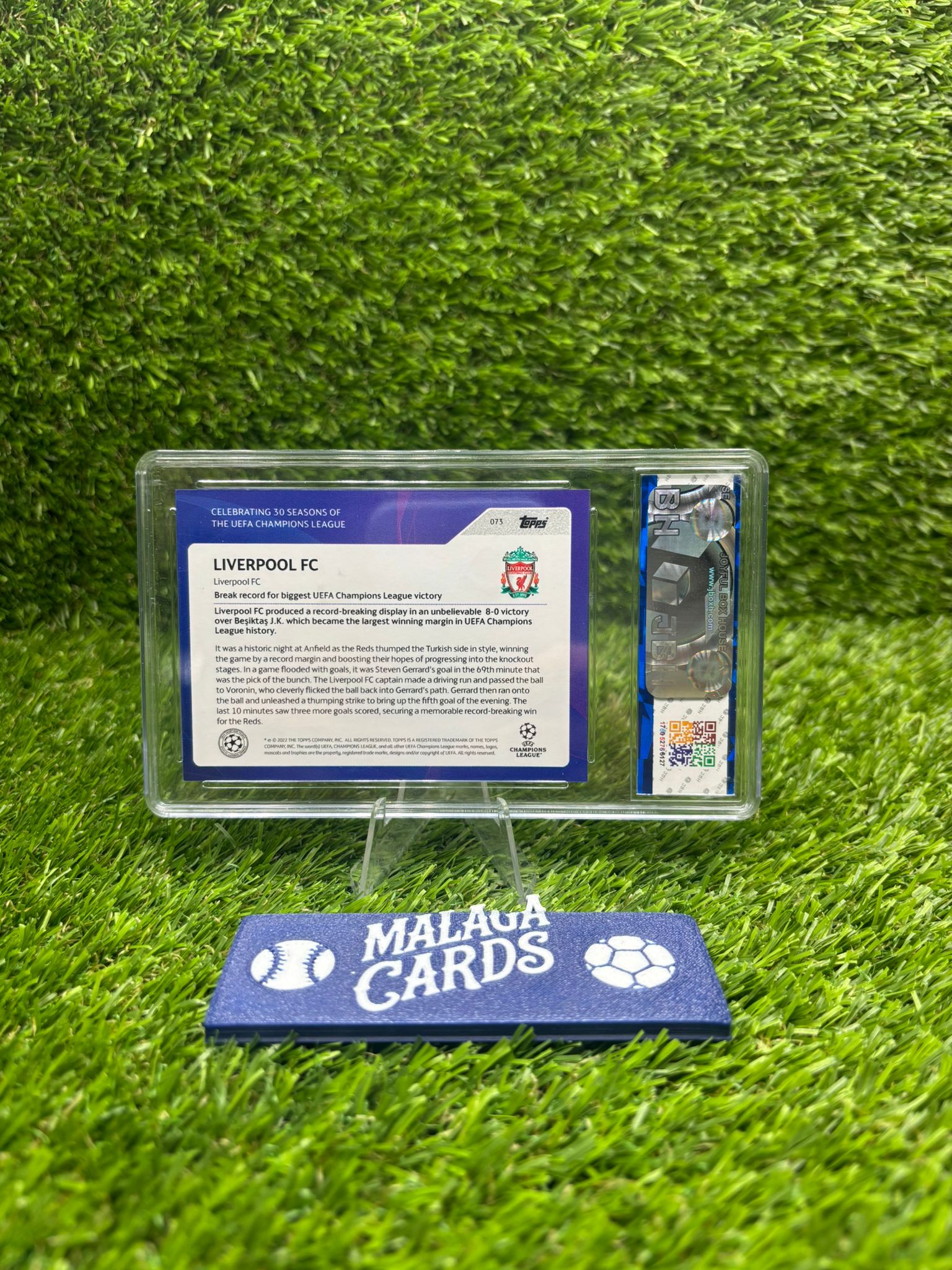 Liverpool FC - Topps UCL 2022 - Joyful Box House (Grade JBH 9.5) - Imagen 4