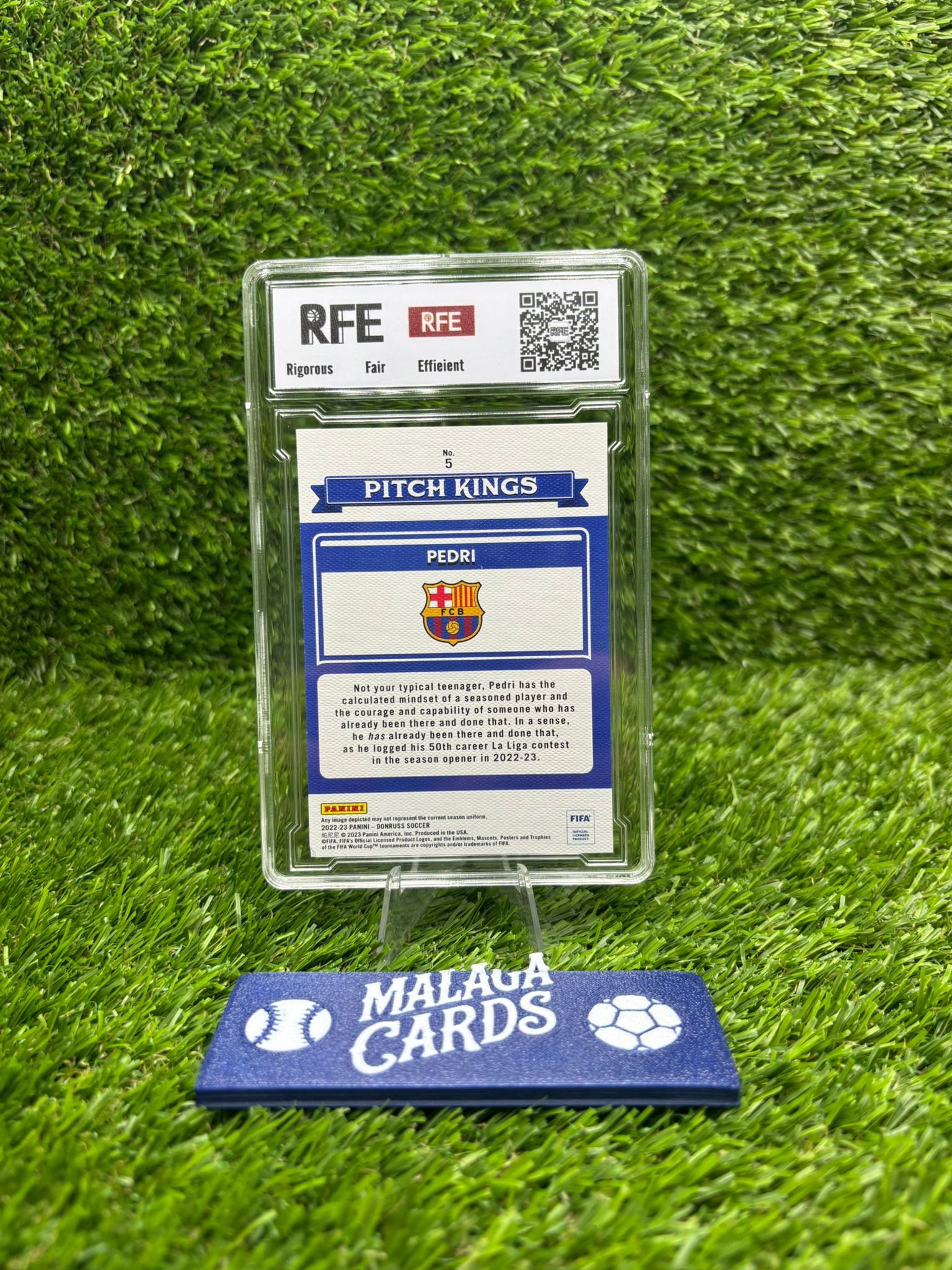 Pedri - Panini Donruss 2022-23 - Pitch Kings (RFE 9.0) - Imagen 4