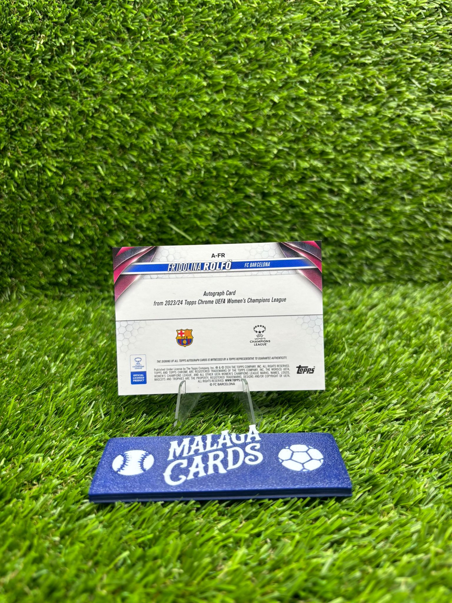Fridolina Rolfö - Topps Chrome 2023-24 - Autograph /150 - Imagen 4