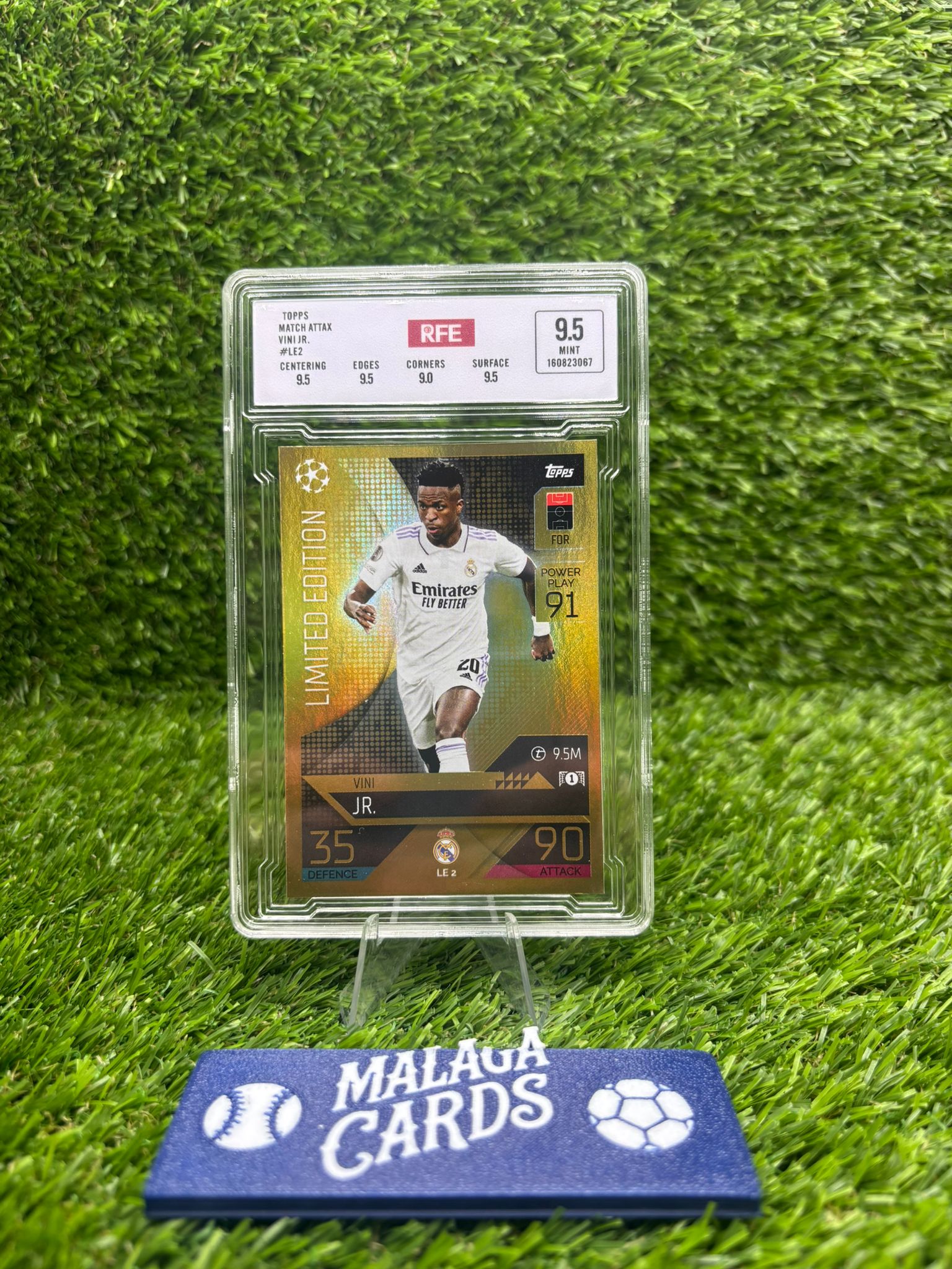 Vinícius Jr. - Topps Match Attax 2023 - Limited Edition (Grade RFE 9.5)