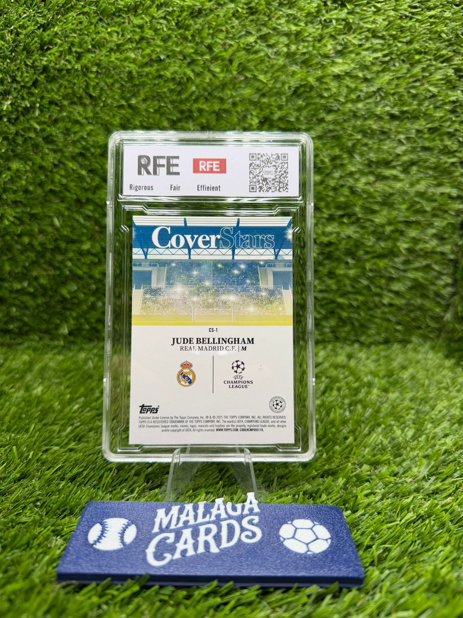 Jude Bellingham - Topps Chrome UCC 24-25 - Gradeado RFE 9.5 - Imagen 2