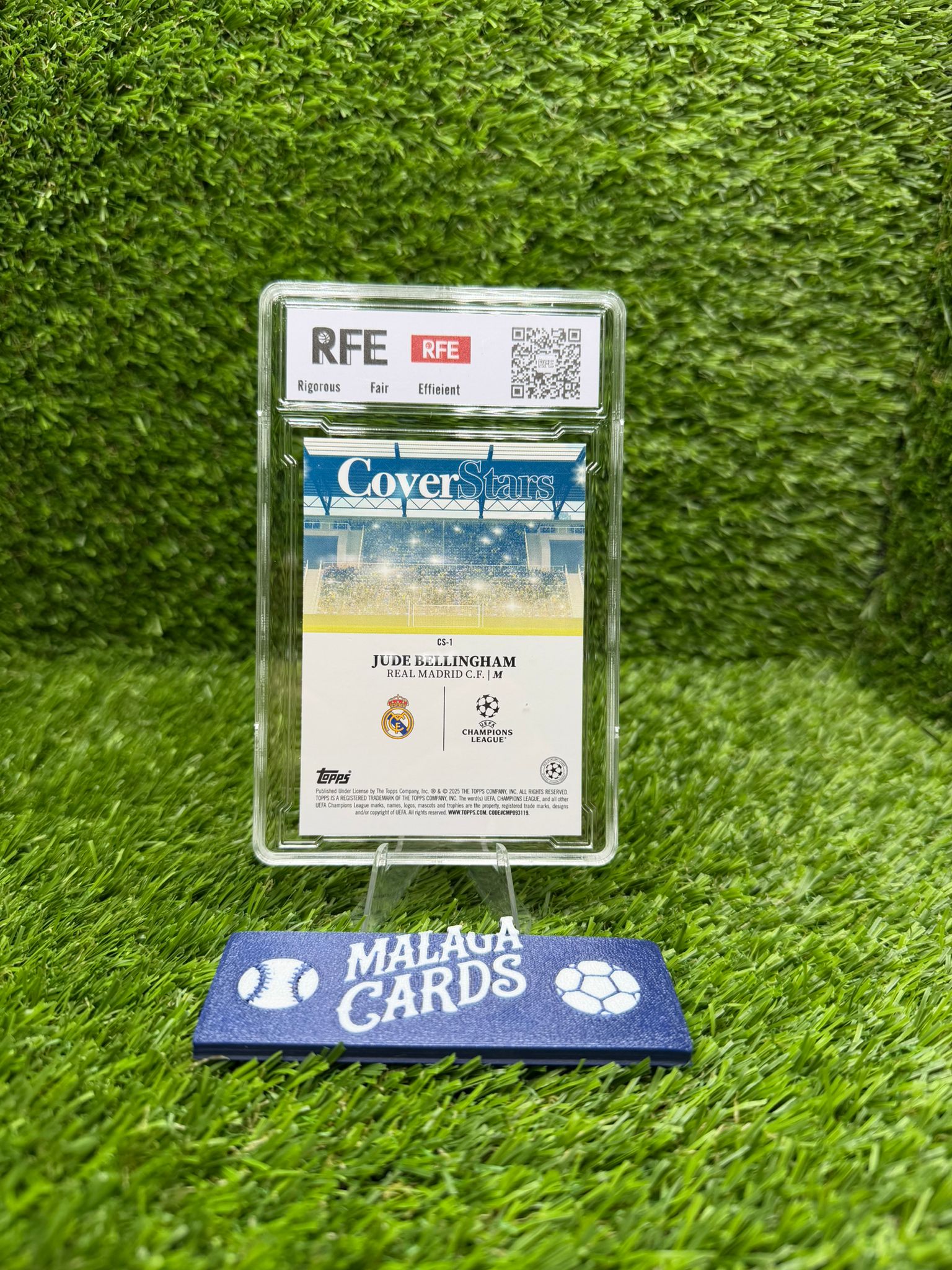 Jude Bellingham - Topps Chrome UCC 24-25 - Gradeado RFE 9.5 - Imagen 4