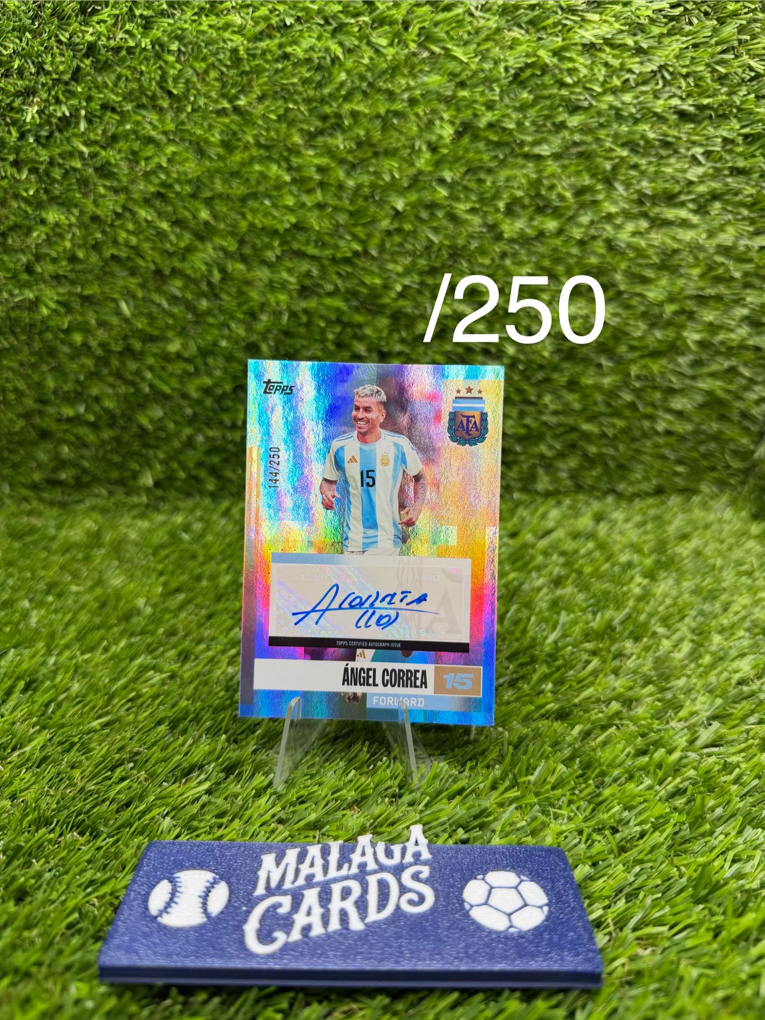 Topps Team Set Argentina 2024 – Ángel Correa Auto /250