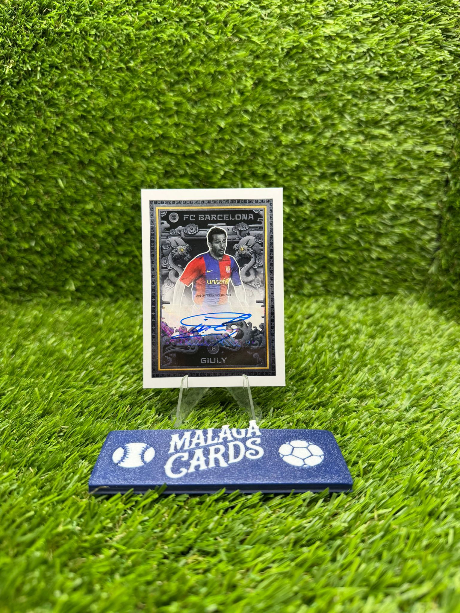 Giuly – Topps Año del Dragón FC Barcelona 23-24 – Autógrafo - Imagen 3