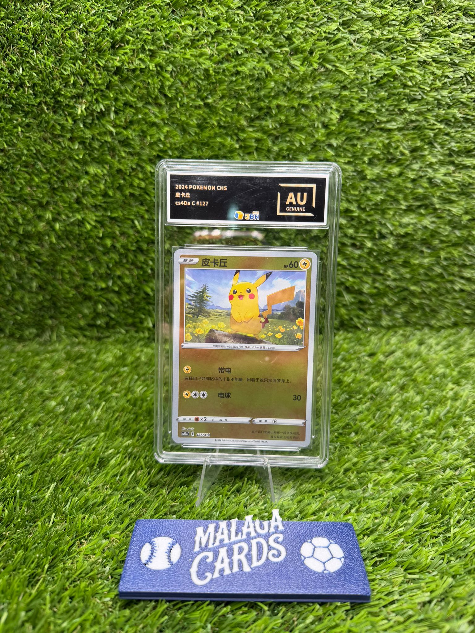 Pikachu - Pokémon TCG 2024 CHS - Encapsulado JBH (Autenticado)