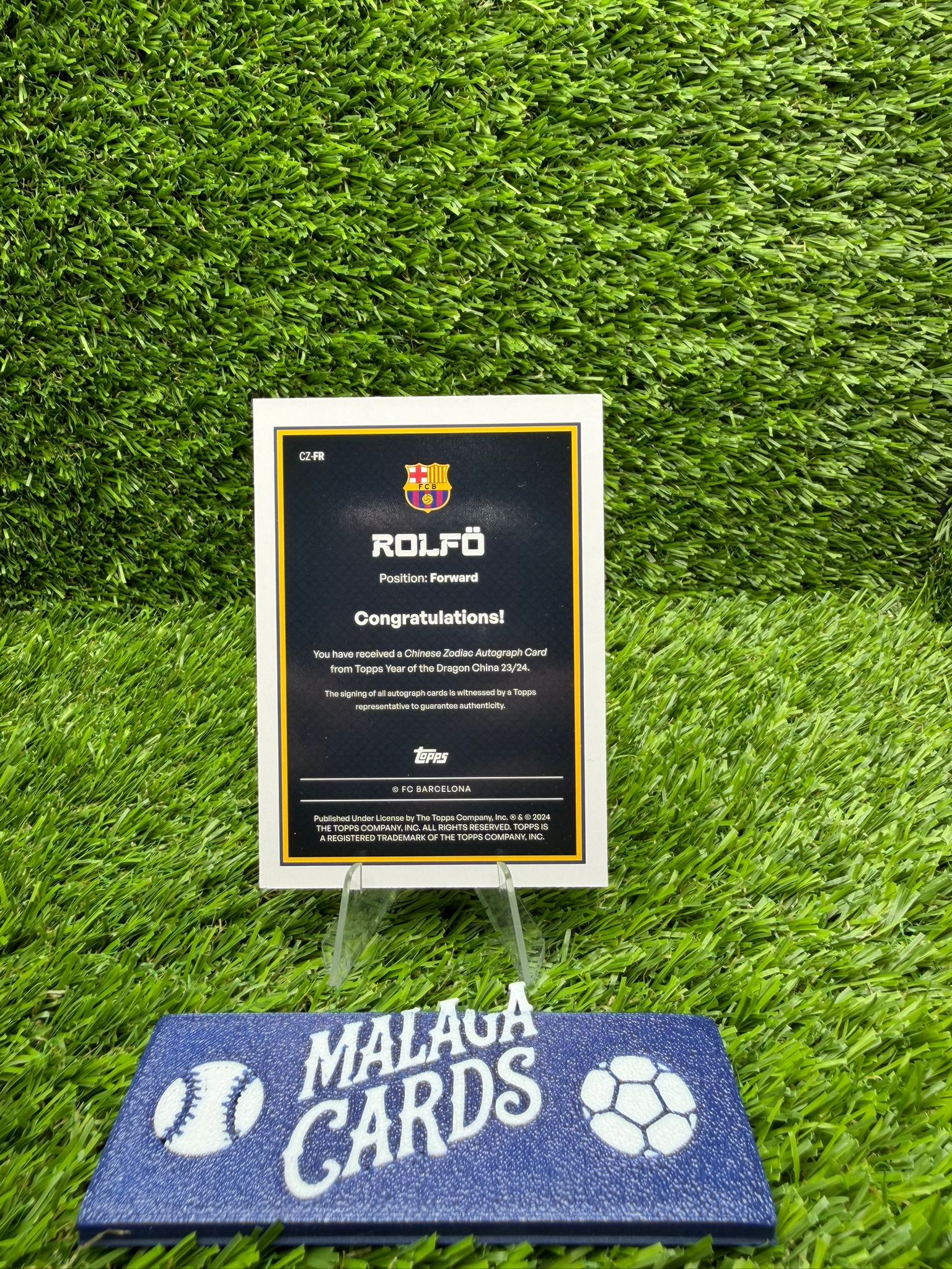 Fridolina Rolfö – Topps Año del Dragón FC Barcelona 23-24 – Autógrafo /99 - Imagen 2