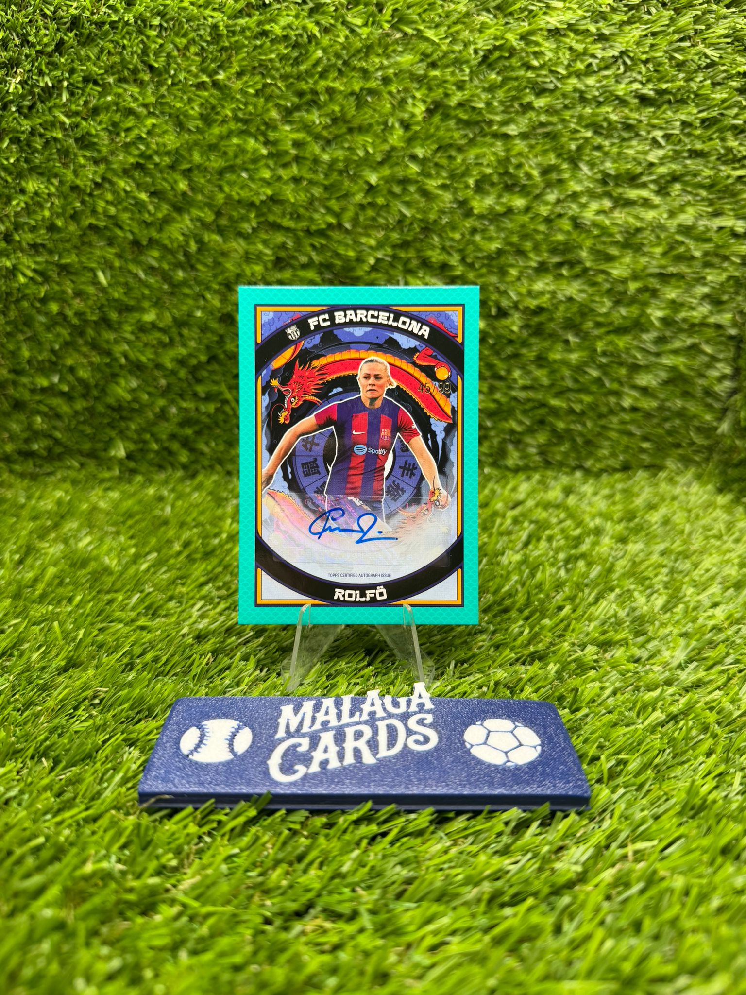 Fridolina Rolfö – Topps Año del Dragón FC Barcelona 23-24 – Autógrafo /99 - Imagen 3