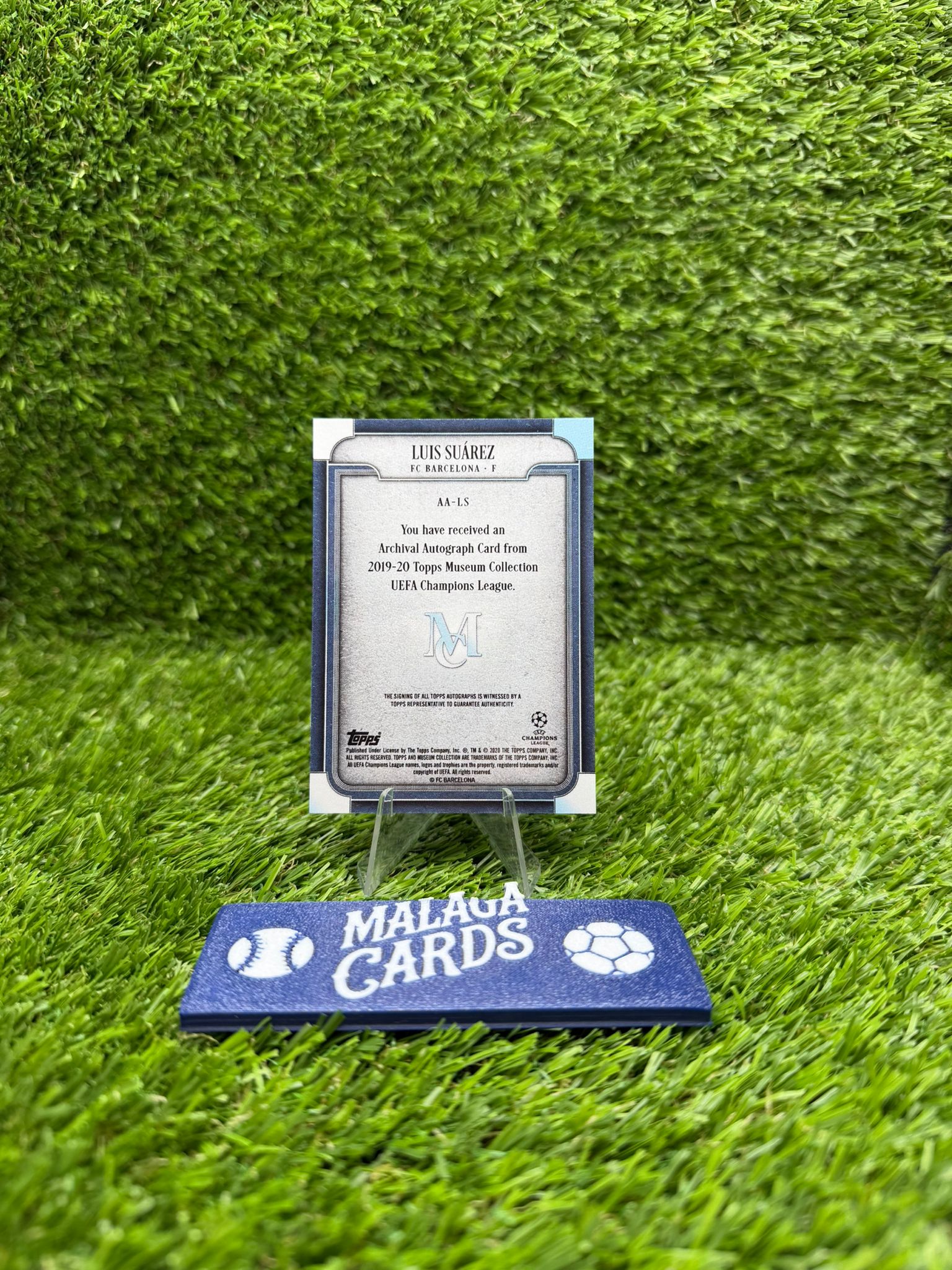 Luis Suárez – Topps Museum 2019-20 – Archival Autograph /250 - Imagen 4